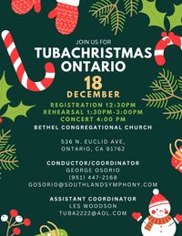 TUBA CHRISTMAS Ontario California