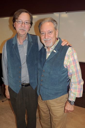 Ron Weiss and Gordon, both with our favorite vests!
