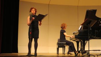 Elizabeth Gerbi (soprano) and Cynthia Peterson (piano) performing Edith Piaf songs.
