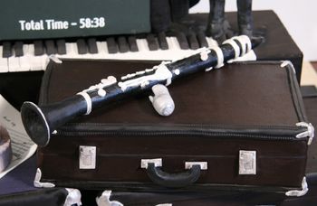 Quiet City Cake (Clarinet) - There was cake inside the case!
