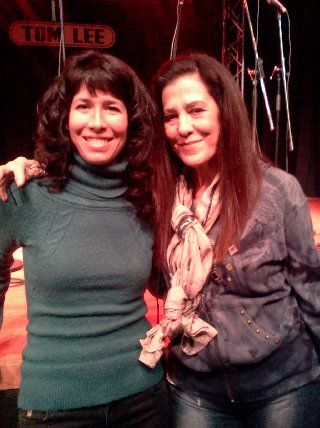 Andrea Menard & Rita Coolidge during our rehearsal for the 2012 NAAA's. More pics on my Facebook sit
