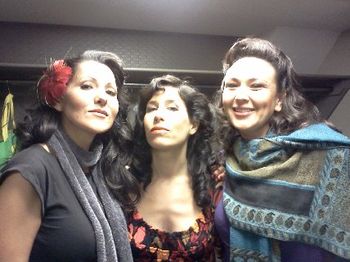 Me, Andrea Menard, & Leelah Gilday backstage during the 2012 NAAA.

