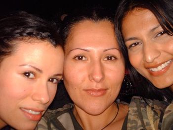 Ms. Friend, me, and tinsel during New Music West 2008

