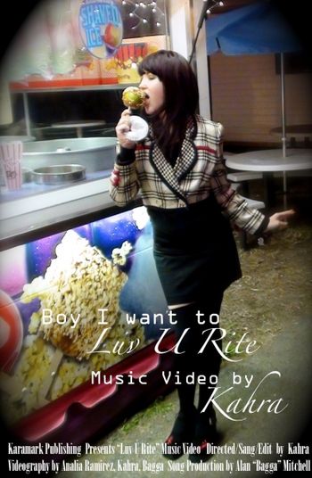 Luv U Rite Music Video Poster Come to a County Fair!
