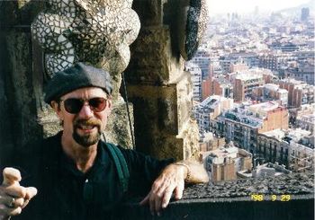 View from atop the Sagrada Familia Cathedral, Barcelona
