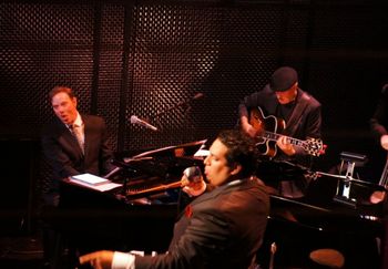 Cain on piano, Roman Palacios/vocalist, Dan Papaila/guitar at Anthology 7/13/12
