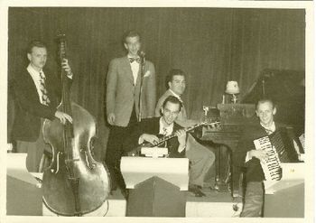 My father Willis Cain on the bass-1947
