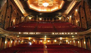 Landmark Theater Syracuse View from the Stage Had the wonderful opportunity to perform in this magical historic theater with The McKrells
