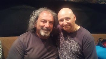 Jerry_Morrata_and_Me_at_Dreamland_Studio1 With the great Jerry Marotta at his Dreamland Studio while recording with Heard
