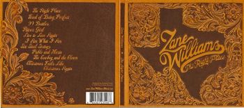Zane Willams CD cover
