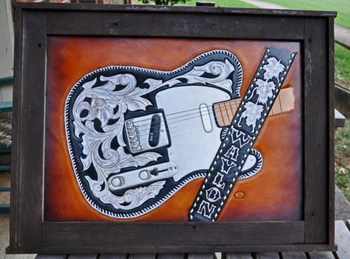 Waylon Guitar carving (To Scale)
