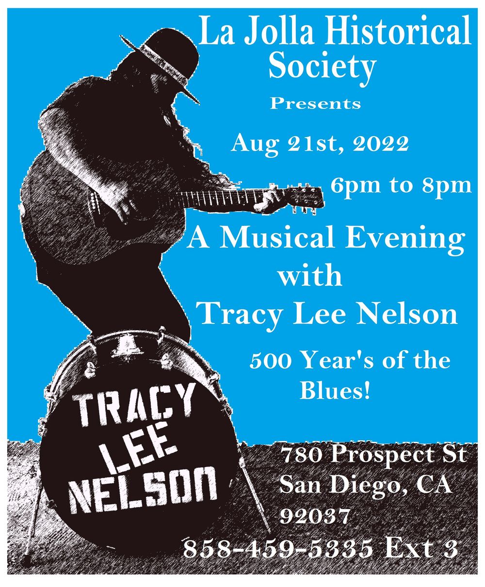 Don't forget to bring your Lawn chairs and a Blanket, and enjoy Tracy's original acoustic native blues. 500 years of the blues!