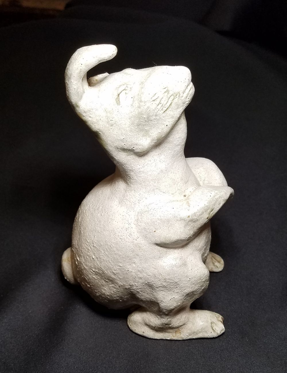 Sculpted by Tracy Lee Nelson at the age of 6, My Easter Rabbit 