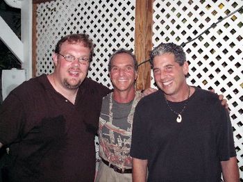 Guitar wizard, Richard Smith, Brian Silber and me

