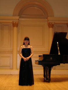 New York Debut Recital at Weill Recital Hall, Carnegie Hall, NY 2005
