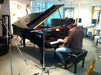 Elton John piano at BBC Radio 2, London
