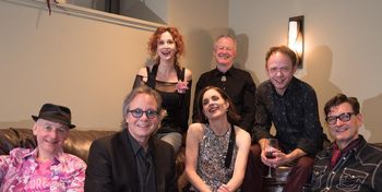 Post gig with Elizabeth McGovern & band. Infinity Hall, Hartford, Connecticut, December, 2014
