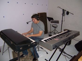 Daniel from Chase the Age Tracking on his Rhodes
