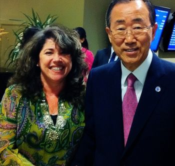 UN's Secretary General Ban Ki Moon
