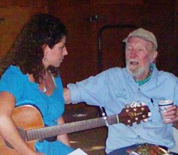 Cecilia and Pete Seeger Talking Songwriting
