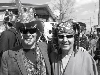 Me & Dad Mardi Gras '09
