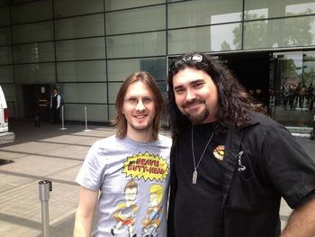 Steven Wilson and Alastair in Mexico City 2013
