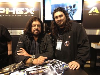 Alan Parsons and Alastair at 2013 NAMM show
