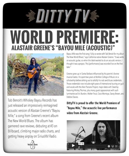 DITTY TV Video Premiere- BAYOU MILES (Acoustic Version)