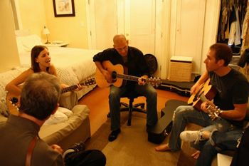 Bart Vogel Family Jam with brother Cary Vogel, daughter Morgan Chinnock and son Max Vogel (photo by
