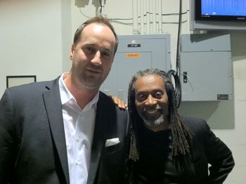 Backstage at Lincoln Center w Bobby McFerrin
