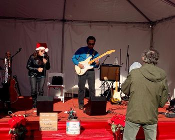 Singing to the Heart of a Child, Downtown Holiday Market, 12/23/21, Pic, Sean Crumley
