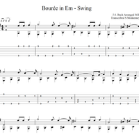 Bouree (Bach arr M Fix) PDF Download