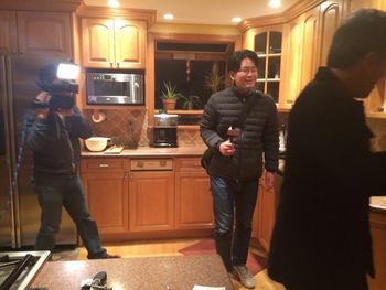 Japanese Film crew coming over the house for an interview
