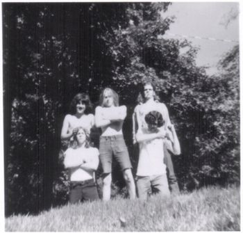 The Happy Melons circa 1970 or so. That's me standing on the left with the bony shoulders and the bushy brown hairdo. We KILLED in High School! (Musically, that is)

