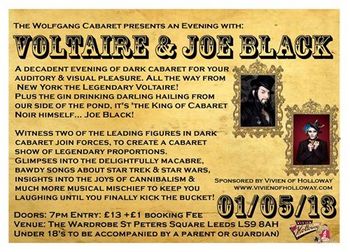 With Joe Black at The Wardrobe in Leeds, Wednesday, May, 1st, 2013
