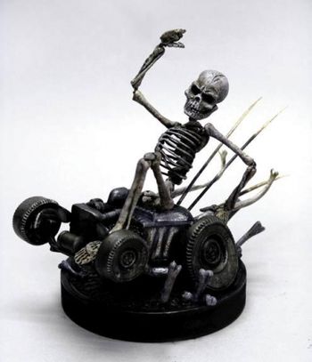 "Dance Macabre-Rod" for Hot Wheels Custom show at San Diego Comic Con.

