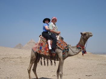 Visiting the Pyramids Giza, Egypt
