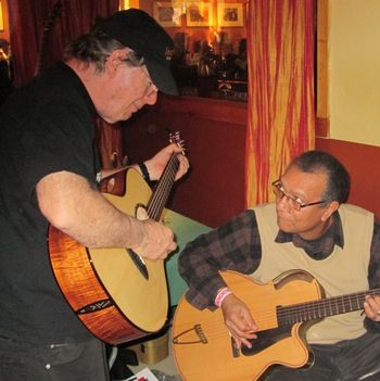 0 Ricardo with legendary singer-songwriter, John Sebastian, founder of the Lovin' Spoonful
