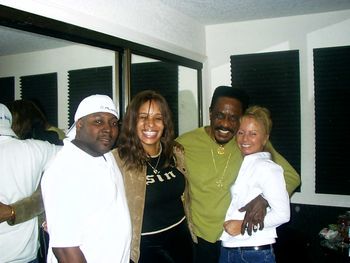 Fuzzy with Audrey and Ike Turner and Cheryl Peters
