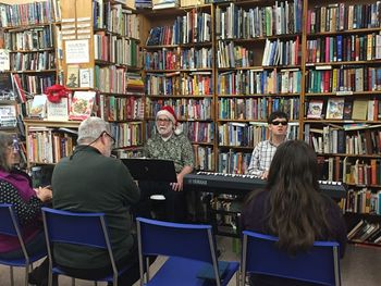 Nick & Brian performing at Main Street Books (Dec 2015)
