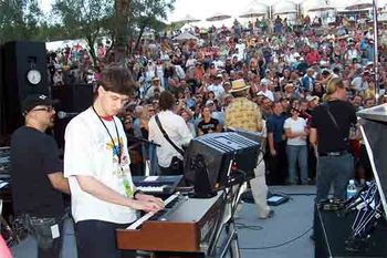 Nick Baker Jamm'in with The Doobie Bros.
