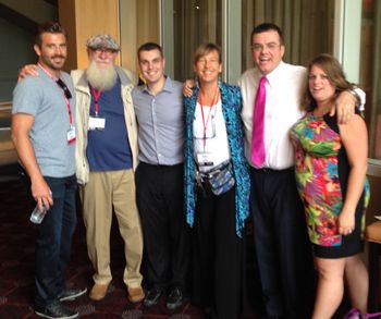 Kathy with fellow faculty at Rutgers SSAS 2015
