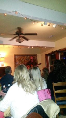 Playing to a full room at The Rock House, Reed Springs Mo.
