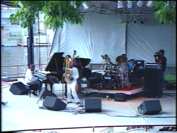 Flint/King Cobra Jazz Festival - August 1994 (18): Kenn Cox, Brad, Jaribu Shahid (Hidden), George Davidson (Hidden)
