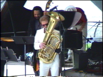 Flint/King Cobra Jazz Festival - August 1994 (11): Jaribu Shahid, Brad
