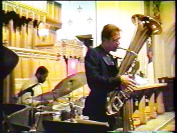 Jefferson Ave. Jazz Vespers - March 1994 (19): Gerald Cleaver, Brad
