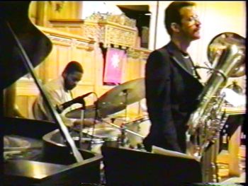 Jefferson Ave. Jazz Vespers - March 1994 (18): Gerald Cleaver, Brad
