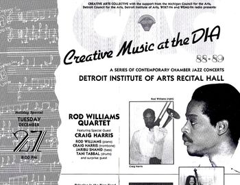 Creative Arts Collective @ DIA - January 1989 (2): Creative Music @ The DIA Flyer 2
