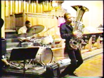 Jefferson Ave. Jazz Vespers - March 1994 (12): Gerald Cleaver, Brad
