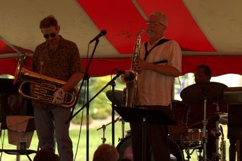Michigan Jazz Festival (With Steve Wood) - 2011 (10): Brad, Steve Wood, George Davidson
